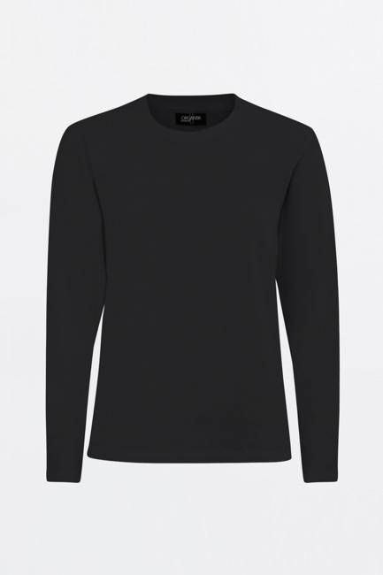 The Classic Organic Long-Sleeve Tee - Black