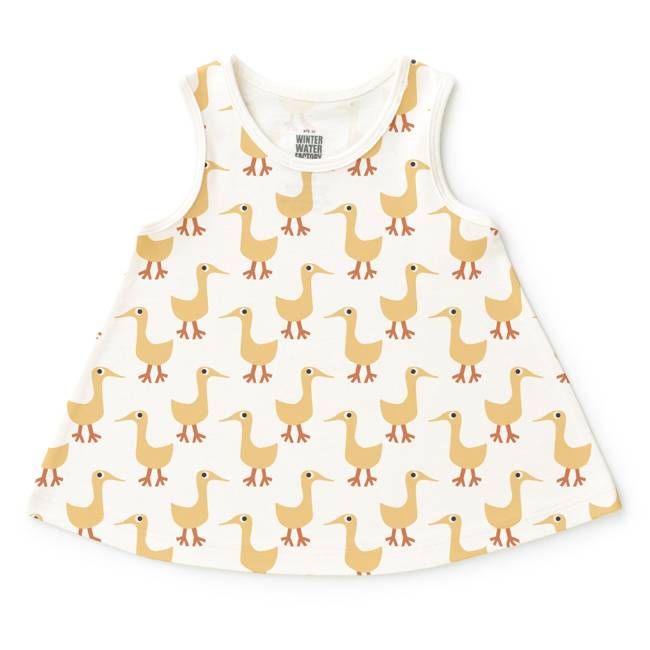 Iris Baby Tunic - Ducks Yellow
