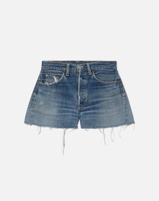 Vintage 60s Big E Selvedge Levi's Single Stitch Cut Off - #1598