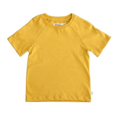 Pre-Loved Frankie T-Shirt - Ochre - Size 8 ♻️