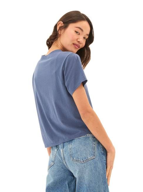 Shelbie Triblend Jersey Pocket Tee