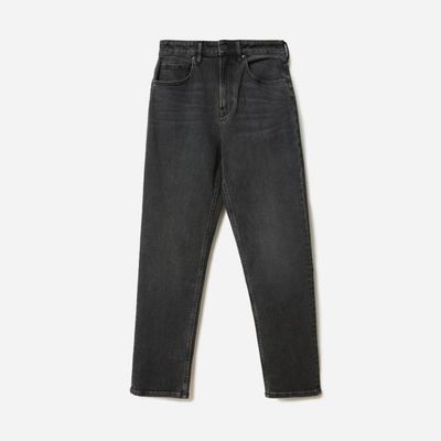 The Curvy Cheeky® Straight Jean | Washed Black | 26.5" Inseam