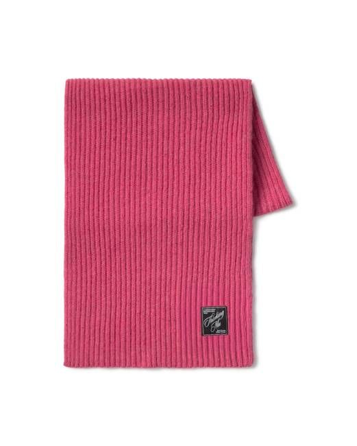 Thinking Mu Ghede Pink Wool Scarf