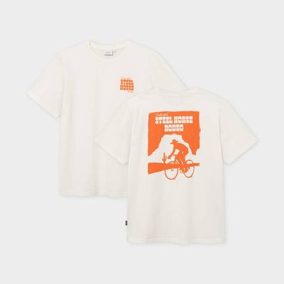 DEDICATED - T-shirt Stockholm Steel Horse Off-White