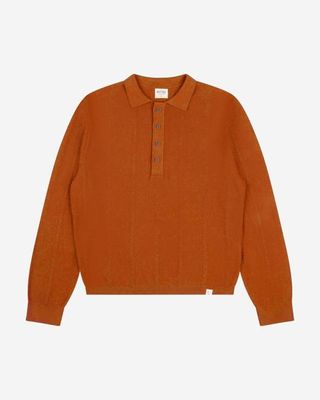 Polo Knit Sweater pecan