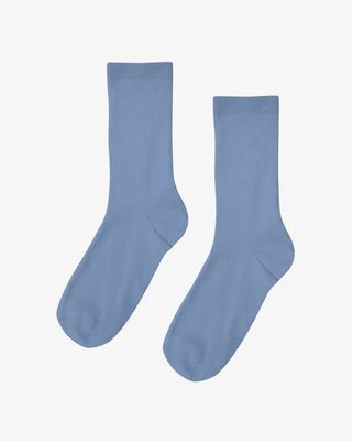 Women Classic Organic Sock - Steel Blue
