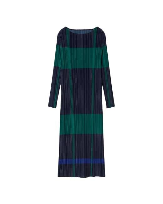 Checkered pleated Myrtle dress