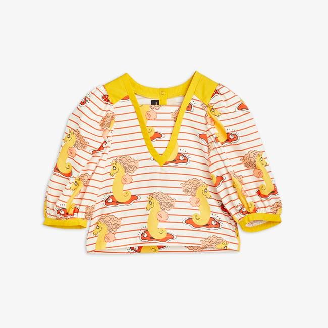 Unicorn Seahorse Woven Blouse