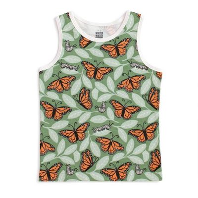 Tank Top - Monarchs Dark Green