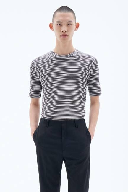 Striped Rib Tee
