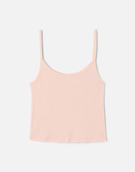 Jolie Tank - Pink Salt Honeycomb