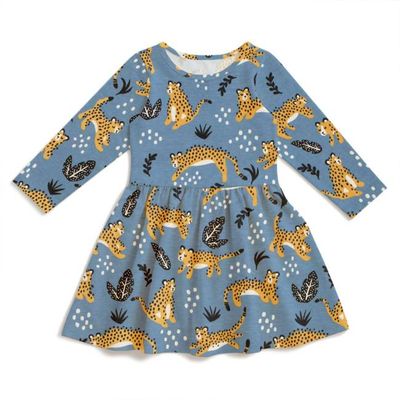 Calgary Dress - Wildcats Lake Blue