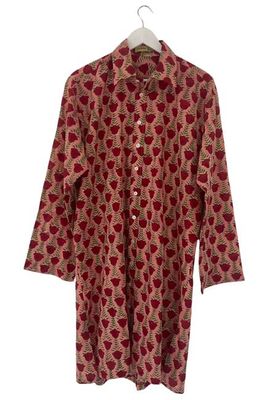 Cotton Blockprint Shirt Dress No. 111