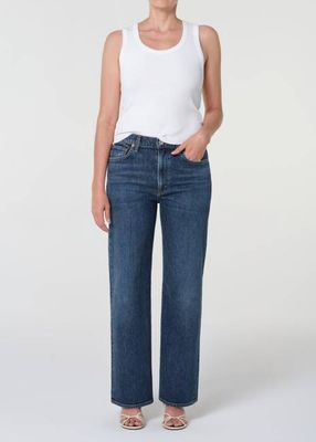 Harper Straight Jean (Stretch) Petite in Tempo