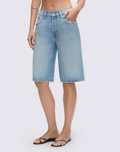 Skater Short - Aged Worn Blue