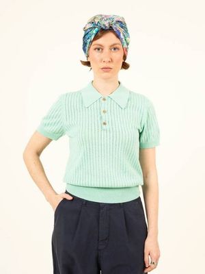 Women's Mint Polo Shirt