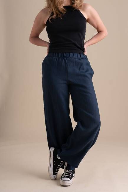 Crescent Moon Pants (Updated) in Navy
