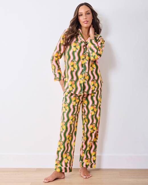 Lemon Twist - Tall Long PJ Set - Limoncello