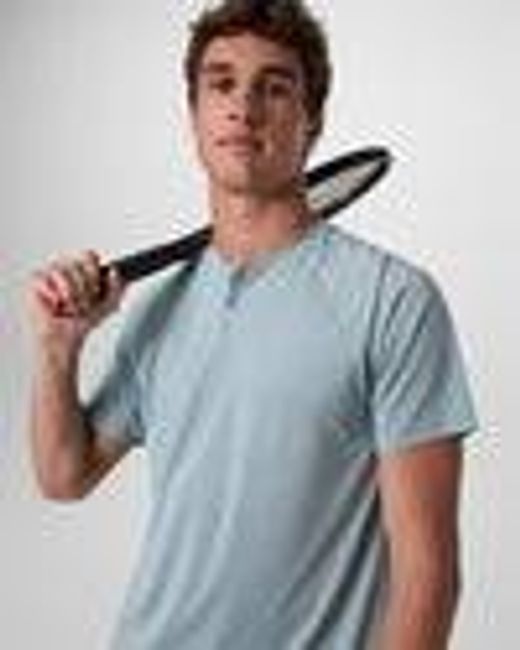 Short Sleeve Viewpoint Henley | Mist | Vuori