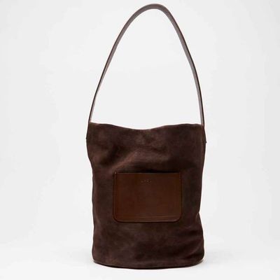 Huxley Tote aus Veloursleder