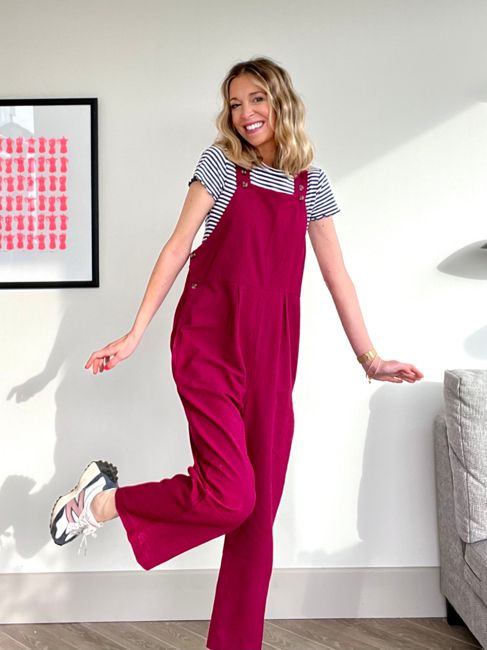 Kathleen - Dungaree - Cerise