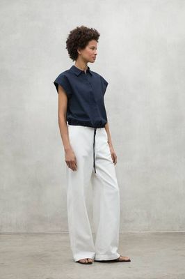 NAVY BLUE FAYE SHIRT