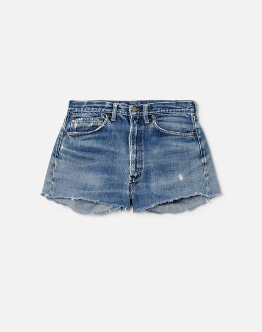 60s Levi's Big E Selvedge Cutoff Shorts -#1273