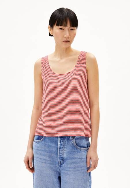 MINAAMI LITA TOP| oatmilk-coral blush