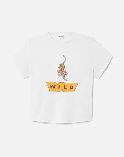 1950s Boxy Tee Wild - Optic White