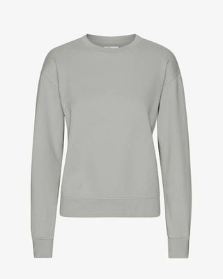 Women Classic Organic Crew - Steel Blue