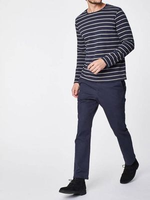 Filip Hemp Long Sleeve Striped Top
