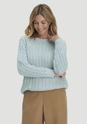 Knitted sweater regular made of pure organic cotton