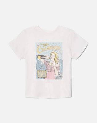 Classic "Bubbles" Tee - Vintage White