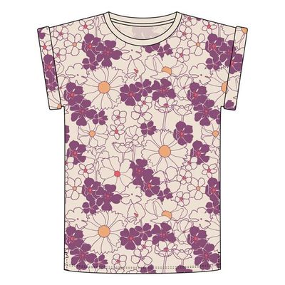 DEDICATED - T-shirt Visby Flower Power