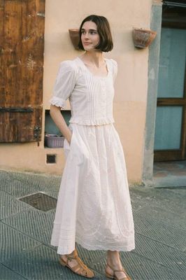 The Sulien Skirt | Pearl