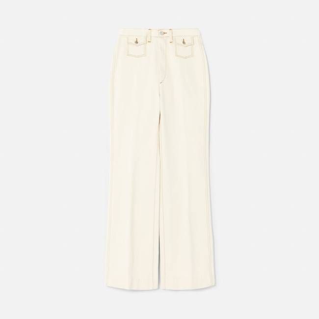 70s Pocket Wide Leg - Rinsed Birch