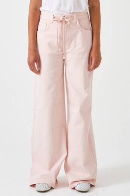 Blake Low Rise Jean in Pink Dawn Wide Stripe