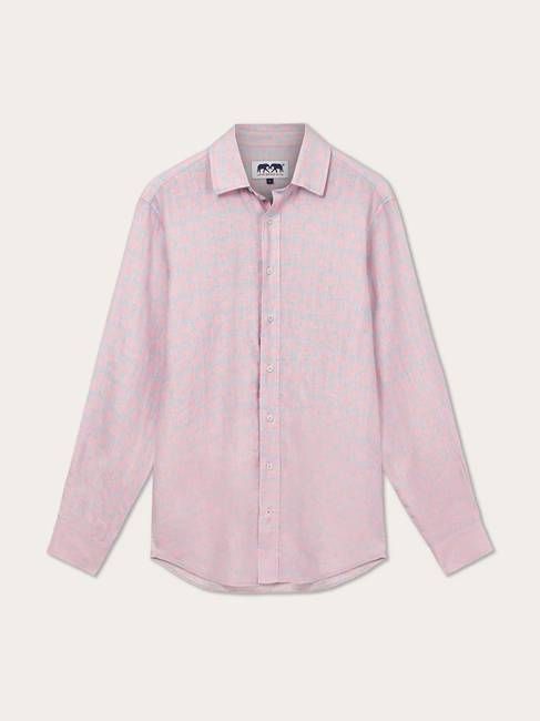 Men's Sea Scallops Abaco Linen Shirt