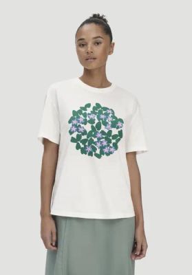 Oversized printed T-shirt by LIV LEE, made from pure organic cotton