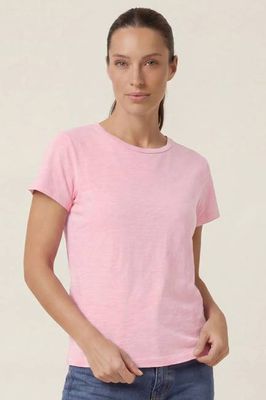 Baumwoll-T-Shirt | Rosa