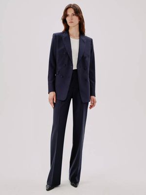 Slight Flare Trouser - Resale | Navy