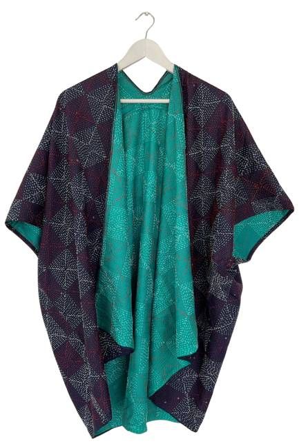 Vintage Silk Trudi Poncho No.62 Jodhpur Edit