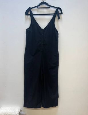 Penelope Organic Cotton Jumpsuit in Black XS Preloved