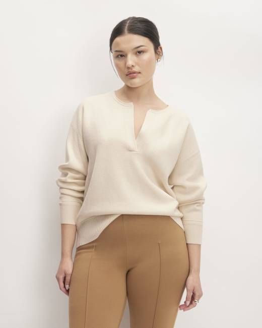 The Cotton-Merino Vintage Henley | Canvas