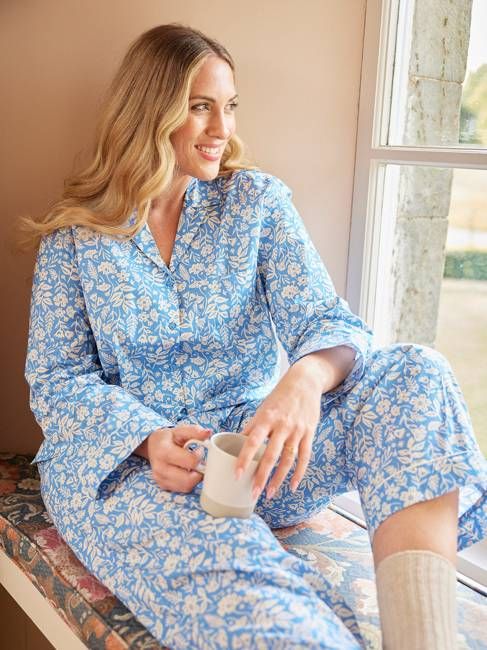 Rosie Pyjamas - Blue Floral Print