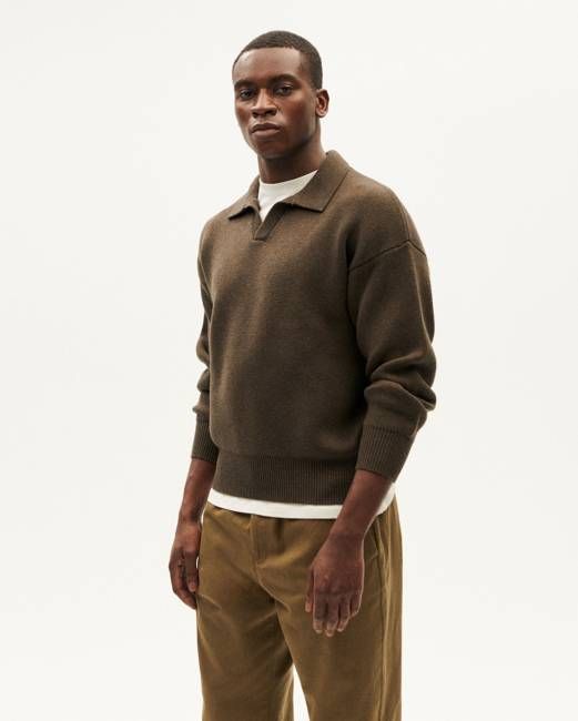 Khaki wool Aritz sweater