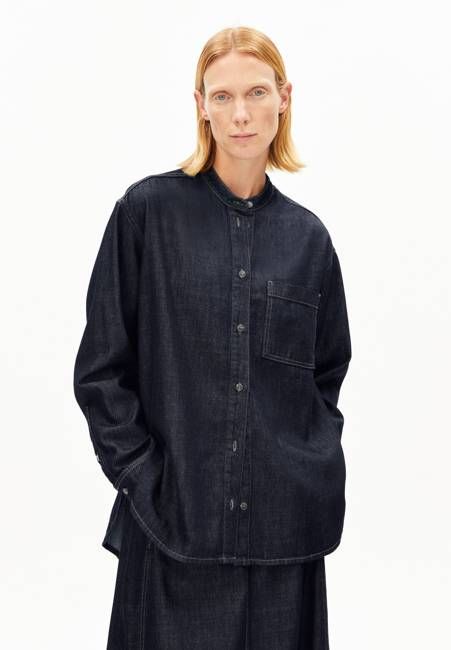 LOOSE DENIM BLOUSE