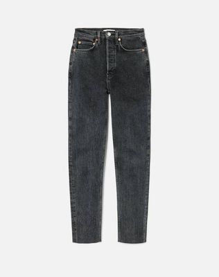 Extra Stretch 90s Ultra High Rise Skinny - Noir