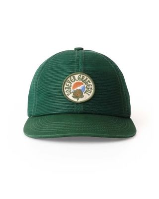 The 6-Panel Trucker Cap in Emerald Mesh