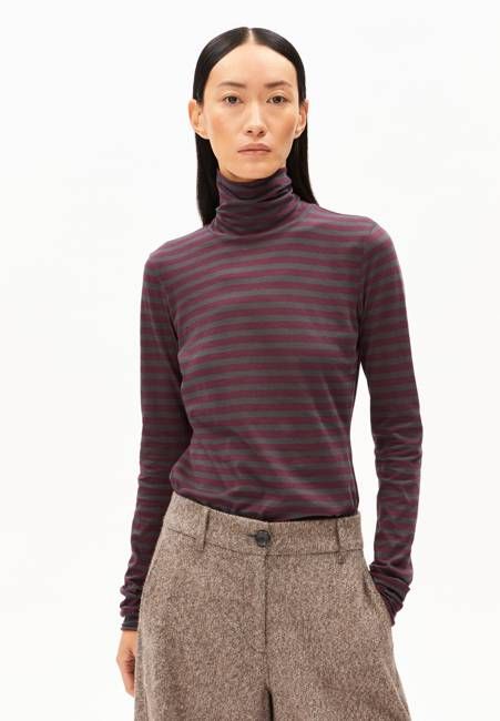 GRAZILIANAA STRIPES | dark cranberry-dark steel